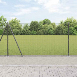 Słupek ogrodzeniowy. Szary 10 x 1,2 m (siatka 12 x 12 mm)