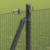Słupek ogrodzeniowy. Szary 10 x 1,2 m (siatka 12 x 12 mm)