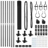 Słupek ogrodzeniowy. Szary 10 x 1,2 m (siatka 12 x 12 mm)
