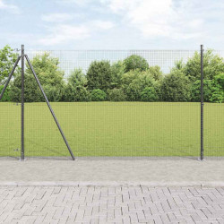 Słupek ogrodzeniowy. Szary 10 x 1,4 m (siatka 19 x 19 mm)