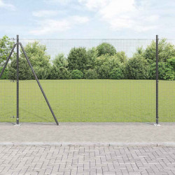 Słupek ogrodzeniowy. Szary 10 x 1,4 m (25 x 25 mm siatka)