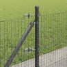 Słupek ogrodzeniowy. Szary 25 x 0,5 m (siatka 25 x 25 mm) Stal