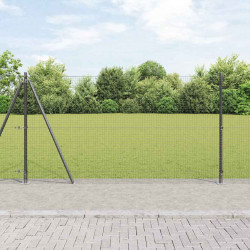 Słupek ogrodzeniowy. Szary 25 x 1,2 m (siatka 25 x 25 mm)