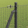 Słupek ogrodzeniowy. Szary 25 x 1,2 m (siatka 25 x 25 mm)