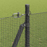 Słupek ogrodzeniowy. Szary 25 x 1,4 m (siatka 12 x 12 mm)