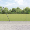 Słupek ogrodzeniowy. Szary 25 x 1,4 m (siatka 16 x 16 mm)