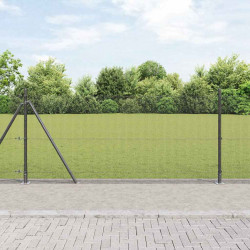 Słupek ogrodzeniowy. Szary 25 x 1,4 m (siatka 25 x 25 mm)