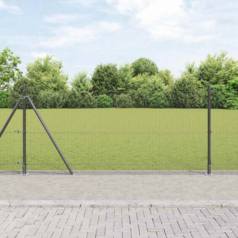 Słupek ogrodzeniowy. Szary 50 x 1 m (siatka 16 x 16 mm)