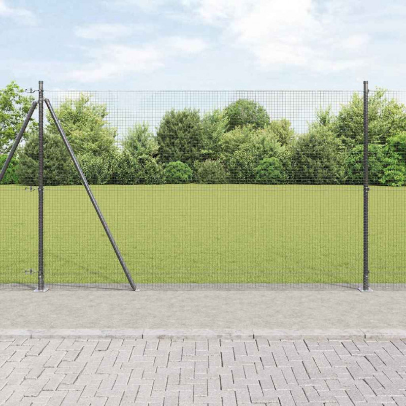 Słupek ogrodzeniowy. Szary 50 x 1,4 m (19 x 19 mm siatka)