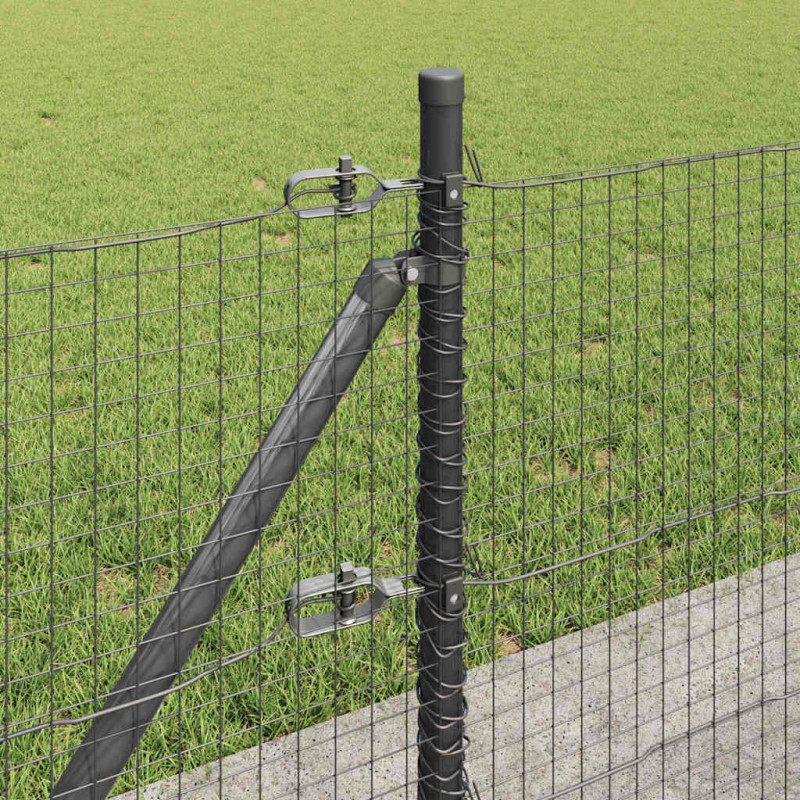 Słupek ogrodzeniowy. Szary 100 x 0,6 m (siatka 25 x 25 mm)