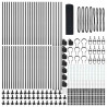 Słupek ogrodzeniowy. Szary 100 x 0,6 m (siatka 25 x 25 mm)