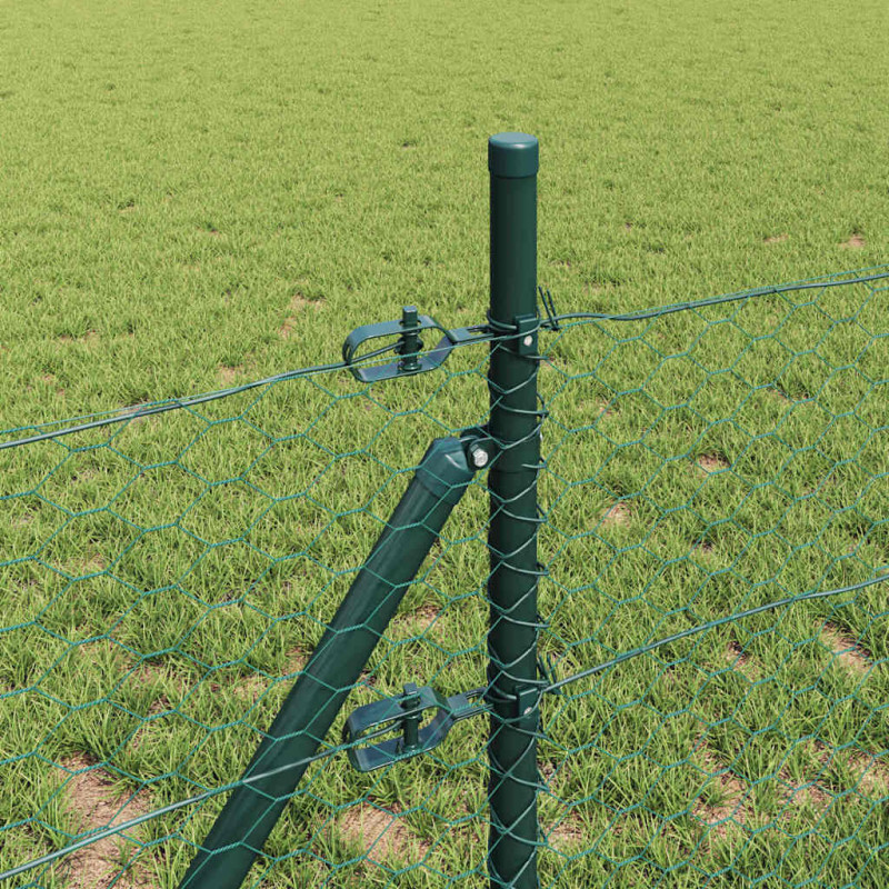 Słupek ogrodzeniowy. Zielony 10 x 0,4 m (siatka 36 mm)