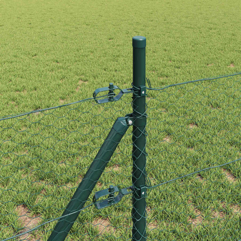Słupek ogrodzeniowy. Zielony 10 x 0,5 m (siatka 25 mm)