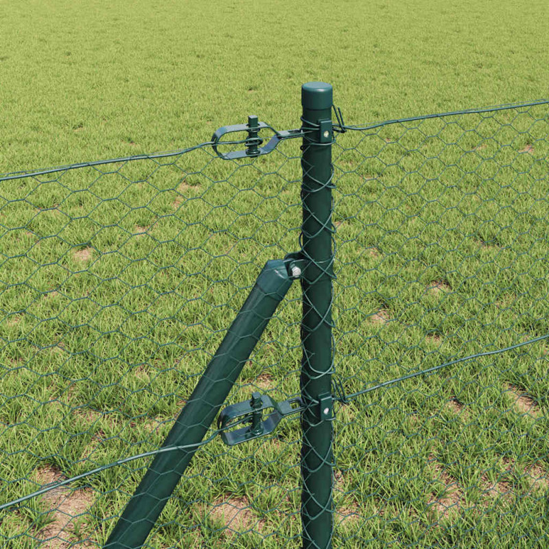 Słupek ogrodzeniowy. Zielony 10 x 0,6 m (siatka 25 mm)