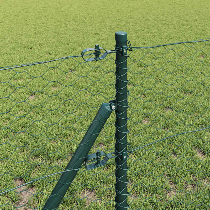 Słupek ogrodzeniowy. Zielony 10 x 0,6 m (siatka 36 mm)