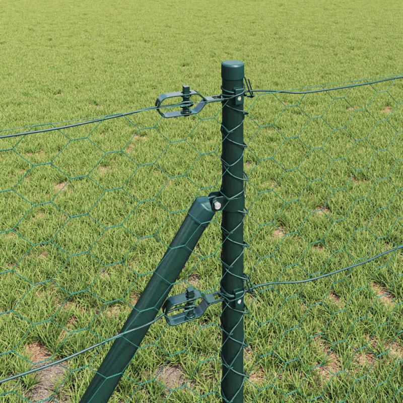 Słupek ogrodzeniowy. Zielony 10 x 0,6 m (siatka 50 mm)