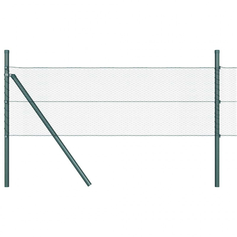Słupek ogrodzeniowy. Zielony 25 x 0,6 m (siatka 13 mm)