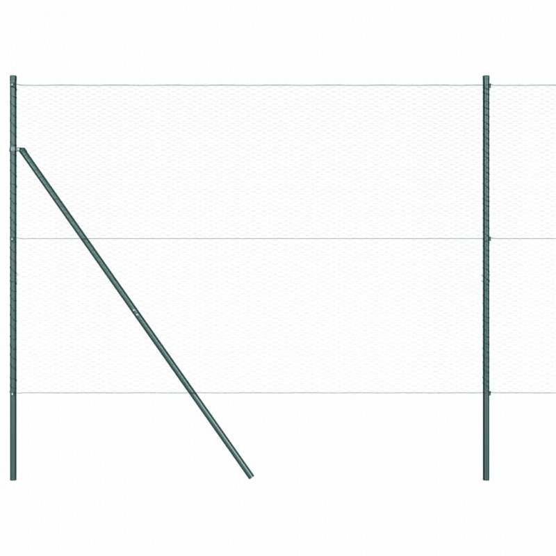 Słupek ogrodzeniowy. Zielony 25 x 1,6 m (25 mm siatka)