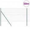Słupek ogrodzeniowy. Zielony 50 x 1 m (siatka 36 mm) Stal i PVC