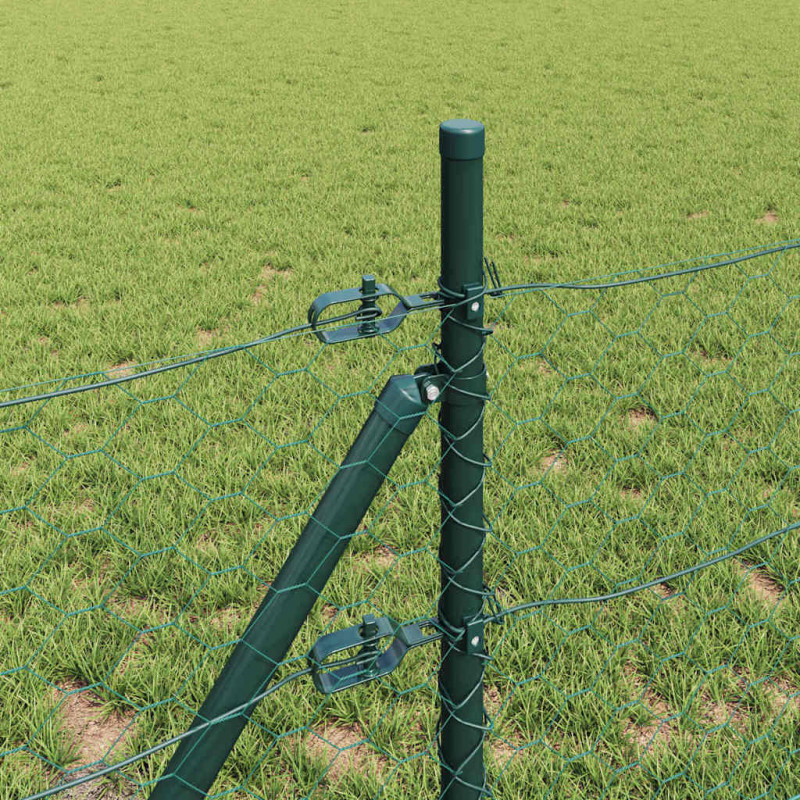 Słupek ogrodzeniowy. Zielony 100 x 0,5 m (siatka 50 mm)