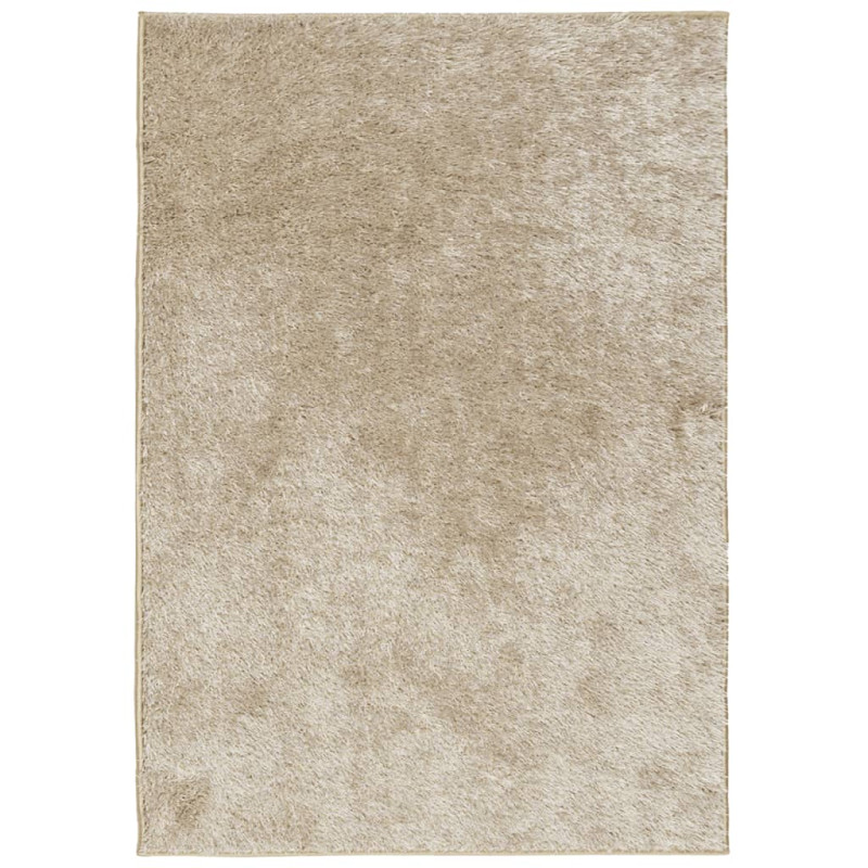 Dywan ISTAN z długim runem, połyskujący, beżowy, 140x200 cm