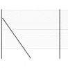 Słupek ogrodzeniowy. Szary 10 x 1,6 m (siatka 36 mm) Stal i PVC