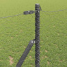 Słupek ogrodzeniowy. Szary 25 x 1 m (siatka 50 mm) Stal