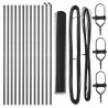 Słupek ogrodzeniowy. Szary 25 x 1,2 m (siatka 13 mm) Stal