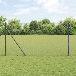 Słupek ogrodzeniowy. Szary 25 x 1,2 m (siatka 36 mm) Stal