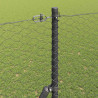 Słupek ogrodzeniowy. Szary 25 x 1,5 m (siatka 36 mm) Stal