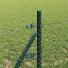 Słupek ogrodzeniowy. Szary 50 x 0,5 m (siatka 36 mm) Stal i PVC