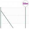 Słupek ogrodzeniowy. Szary 50 x 1,5 m (siatka 36 mm) Stal i PVC