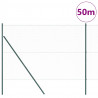 Słupek ogrodzeniowy. Szary 50 x 1,6 m (siatka 25 mm) Stal i PVC
