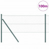 Słupek ogrodzeniowy. Szary 100 x 0,6 m (mesh 50 mm) Stal i PVC
