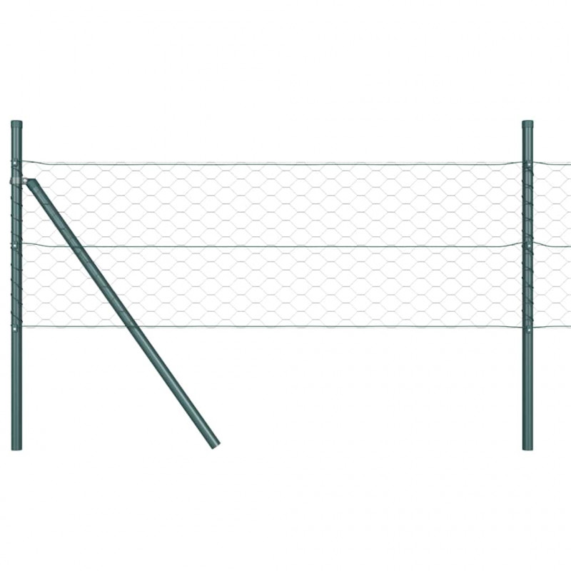 Słupek ogrodzeniowy. Szary 100 x 0,8 m (siatka 50 mm)