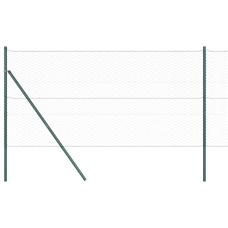 Słupek ogrodzeniowy. Szary 100 x 1,4 m (siatka 36 mm)