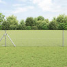 Słupek ogrodzeniowy. Srebrny 10 x 0,6 m (siatka 13 mm) Stal