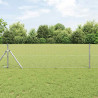 Słupek ogrodzeniowy. Srebrny 10 x 0,6 m (siatka 36 mm) Stal