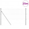 Słupek ogrodzeniowy. Srebrny 25 x 0,6 m (siatka 36 mm) Stal