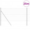 Słupek ogrodzeniowy. Srebrny 25 x 1,4 m (siatka 36 mm) Stal