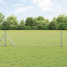 Słupek ogrodzeniowy. Srebrny 50 x 0,8 m (siatka 25 mm) Stal