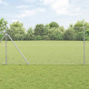 Słupek ogrodzeniowy. Srebrny 50 x 1 m (siatka 25 mm) Stal