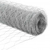 Słupek ogrodzeniowy. Srebrny 100 x 0,8 m (siatka 36 mm) Stal