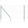 Słupek ogrodzeniowy. Zielony 10 x 1 m (siatka 50 mm) Stal i PVC