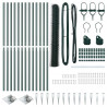 Słupek ogrodzeniowy. Zielony 25 x 1,2 m (siatka 36 mm) Stal