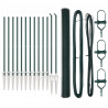 Słupek ogrodzeniowy. Zielony 25 x 1,5 m (siatka 13 mm) Stal