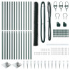 Słupek ogrodzeniowy. Zielony 25 x 1,5 m (siatka 50 mm) Stal