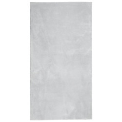 Dywan HUARTE z krótkim włosiem, szary, 80x150 cm