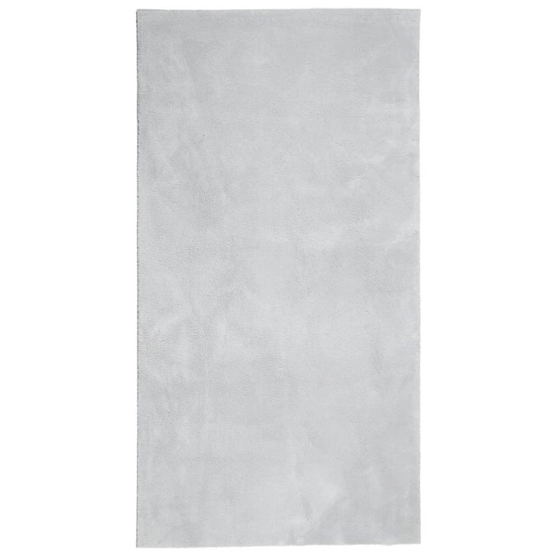 Dywan HUARTE z krótkim włosiem, szary, 80x150 cm
