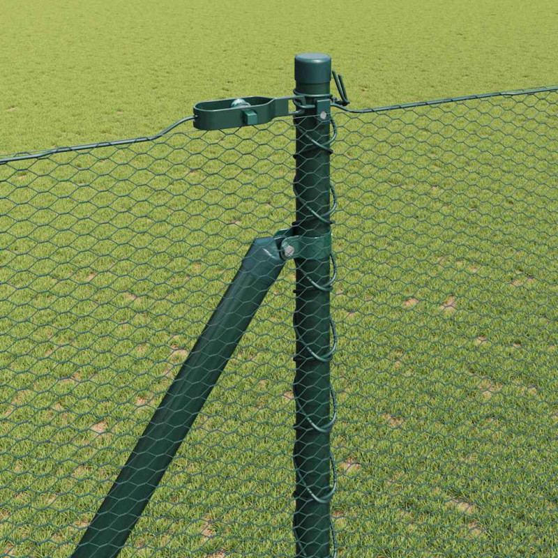 Słupek ogrodzeniowy. Zielony 50 x 1,5 m (siatka 13 mm)